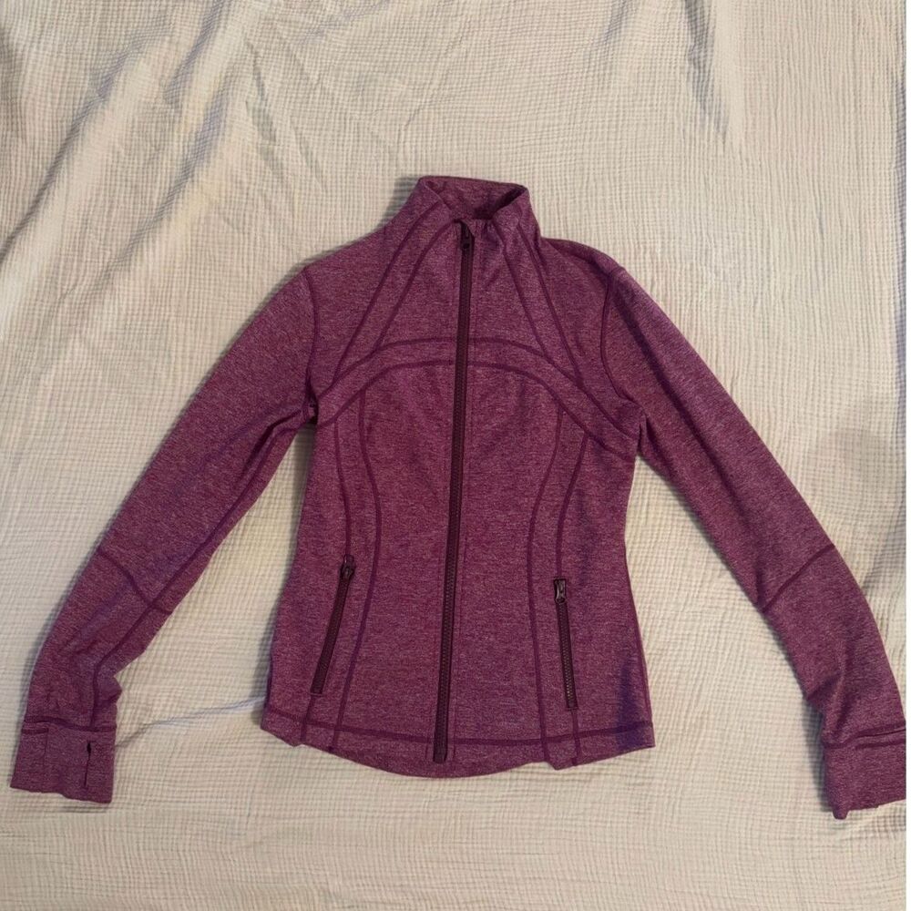 Lululemon Size 8 Define Jacket Heathered Purple / Pink